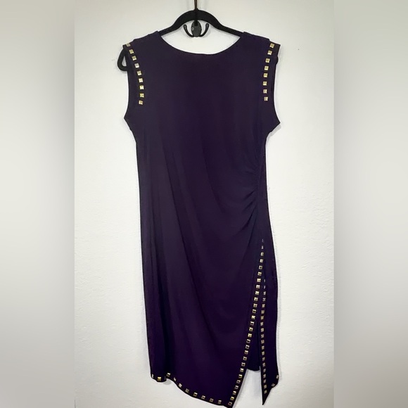 Emma & Michele Purple Studded Sheath Dress L Cocktail / Date Night / Wedding - Picture 2 of 7